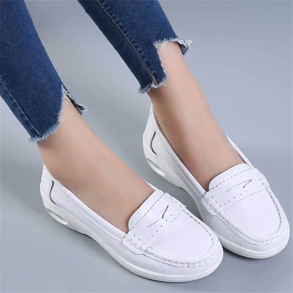 Travel Accessories Wholesale Suppliers - Kalın Taban Slipon Beyaz Eğitmenler Erkekler