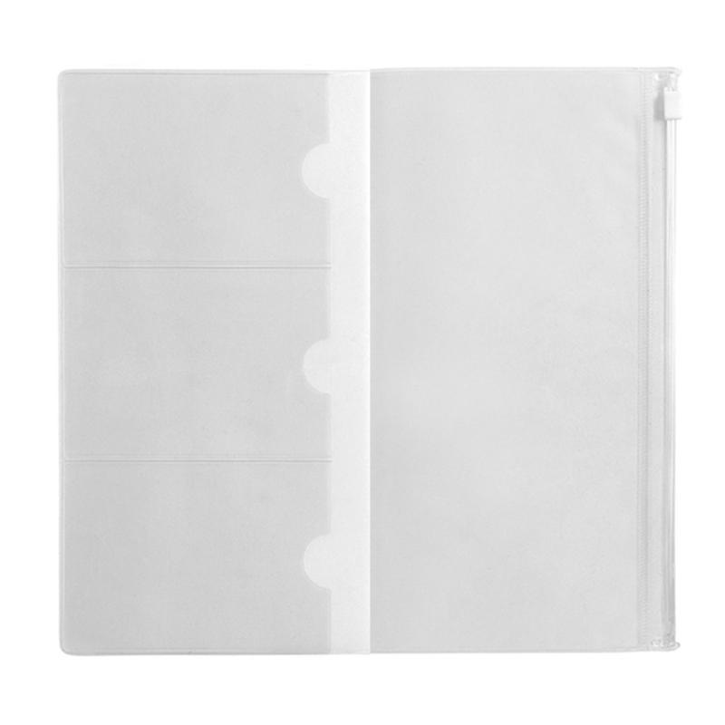 Travel Journal Accessories - Midori Gezginler İçin Defter PVC Fermuarlı