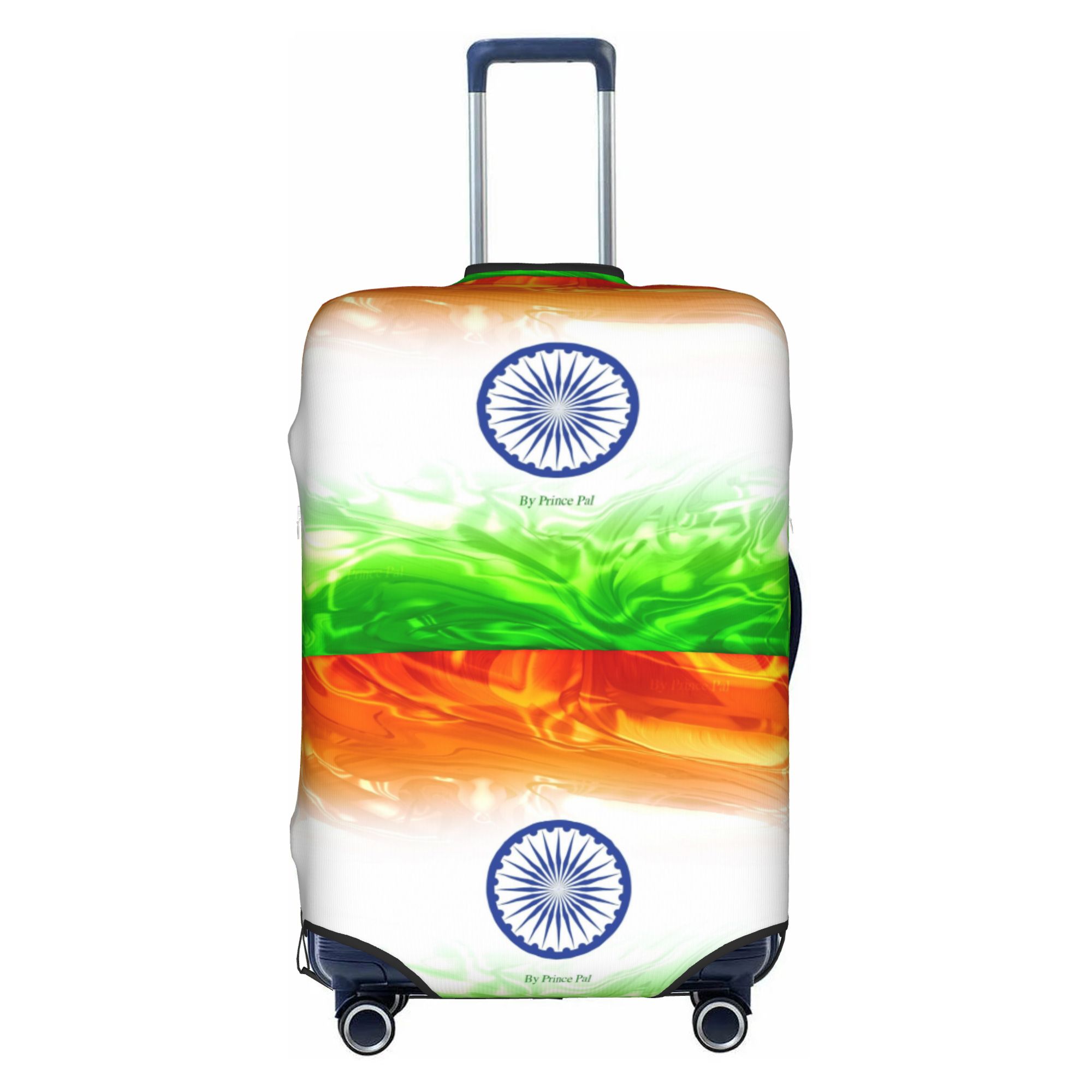 Travel Accessories India - Hindistan'ın Sevimli Bayrağı Bagaj Kapağı Koruyucusu