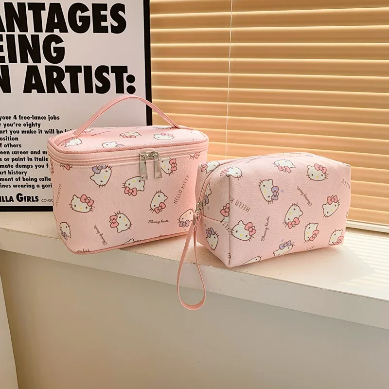 Travel Accessories Organiser - Hello Kitty Makyaj Çantası Büyük Kapasiteli