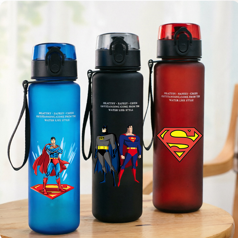 Portable Travel Kettle - 650 ml Supermans Spor Su Şişesi