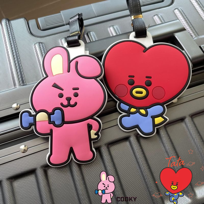 Travel Accessories Set - BT21 çizgi film sevimli anahtarlık Kawaii