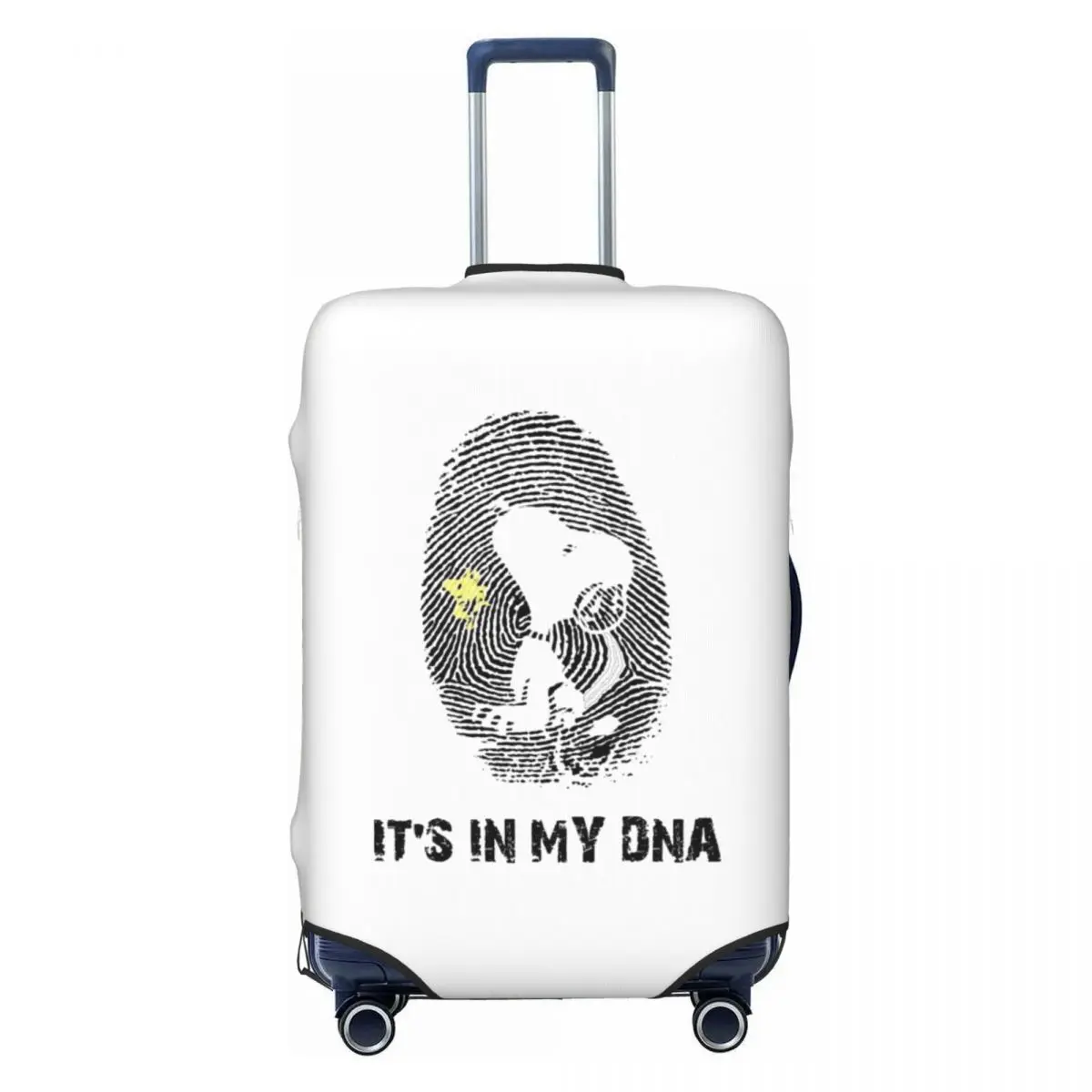 Travel Accessories For Road Trip - Dayanıklı Elastik Bavul Kılıfı Sevimli Köpek