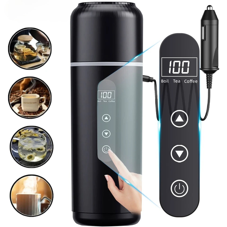 Portable Travel Kettle - 500ml Elektrikli Su Isıtıcısı Taşınabilir Araç