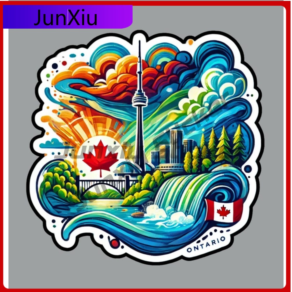 Travel Accessories Canada - Ontario Kanada Seyahat Etiketi Çizilmeye dayanıklı