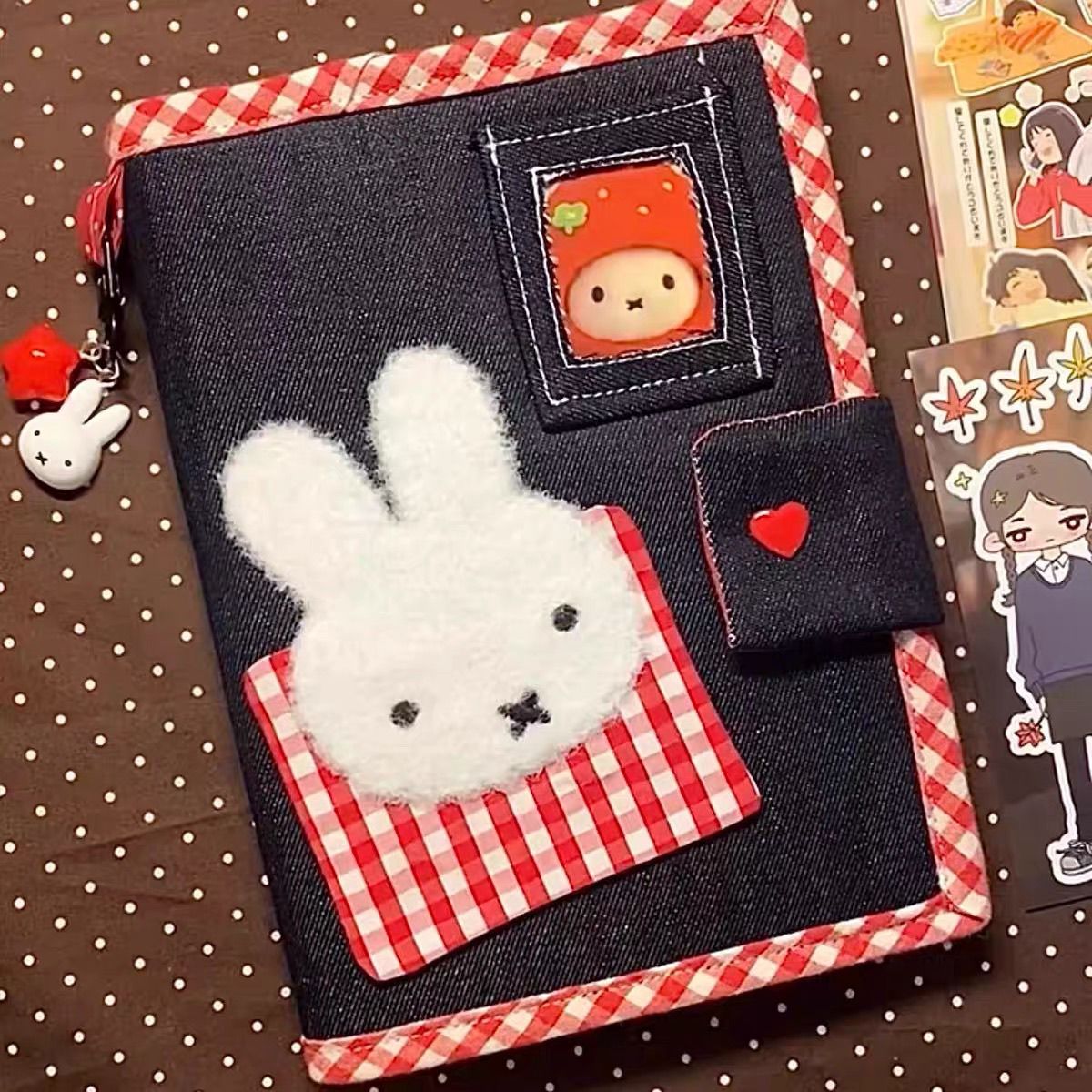 A6 Sevimli Miffy Tavşan Denim  - Travel Journal Accessories incelemesi ve fiyatı