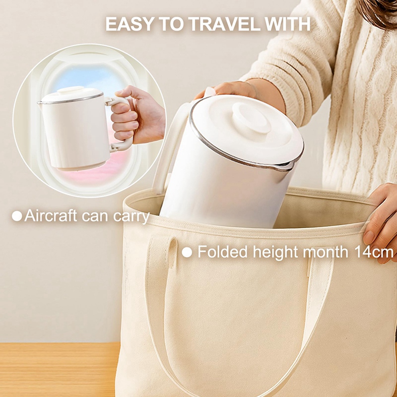 Seyahat Katlanabilir Elektrikl - Portable Travel Kettle incelemesi ve fiyatı