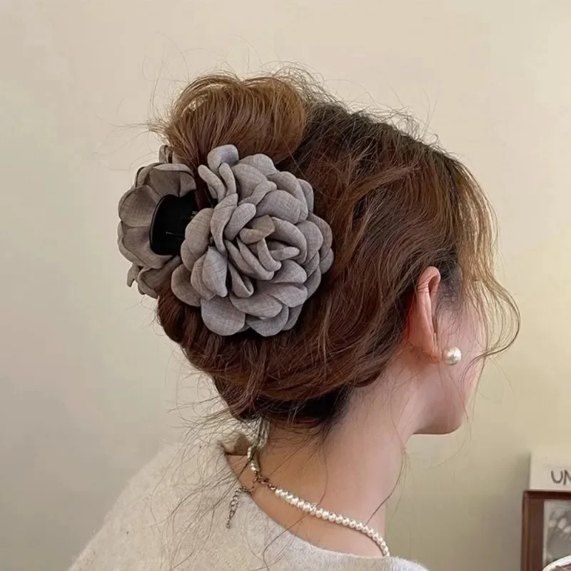 Fransız kumaş gül çiçek saç pe - Travel Hair Accessories incelemesi ve fiyatı
