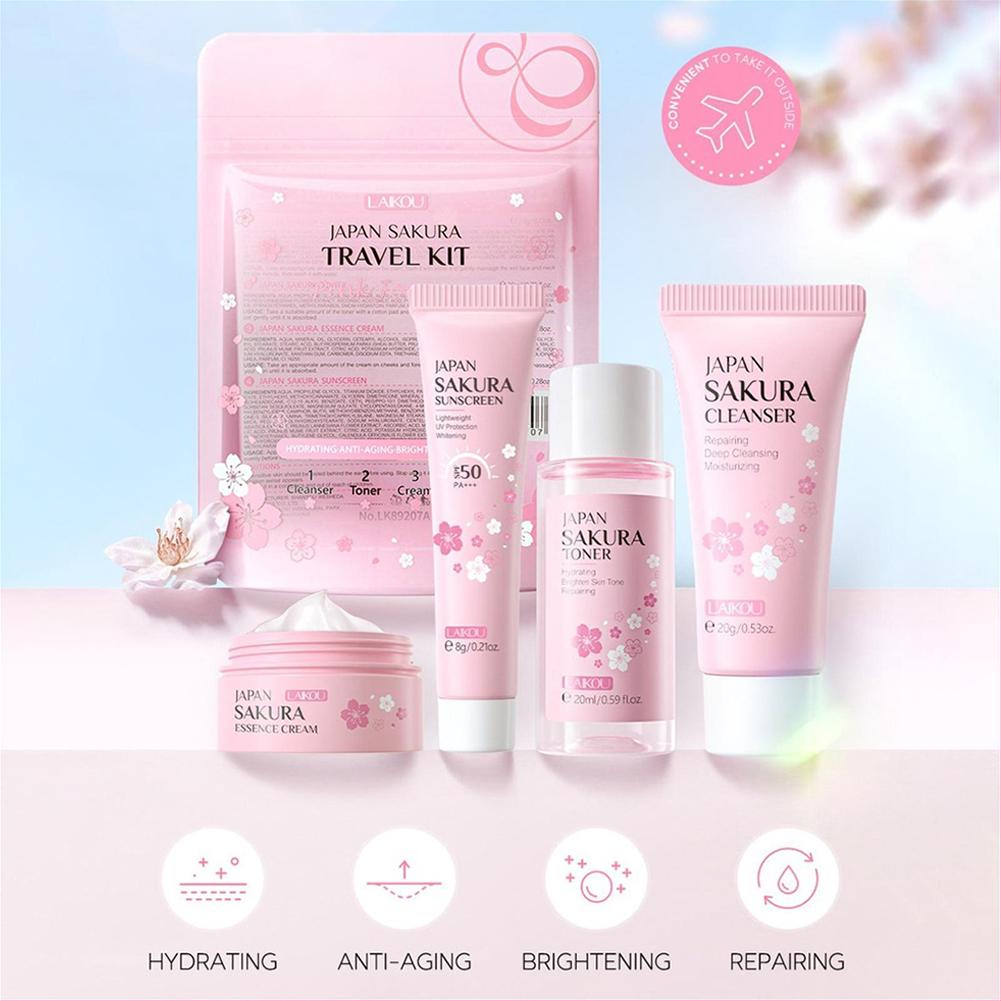 Sakura Cilt Bakım Seti yüz Tem - Travel Accessories Set incelemesi ve fiyatı