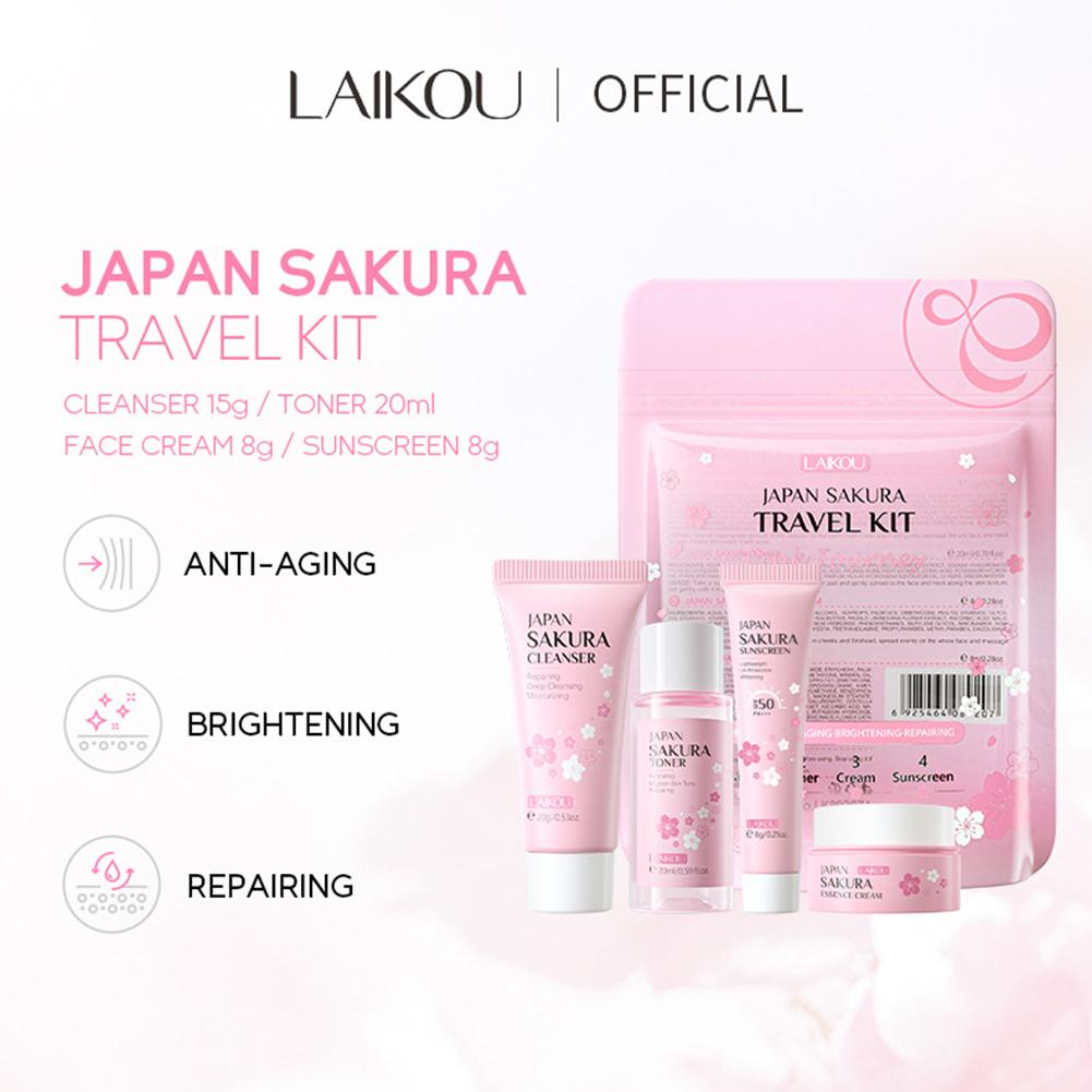 Sakura Cilt Bakım Seti yüz Tem - Travel Accessories Set incelemesi ve fiyatı
