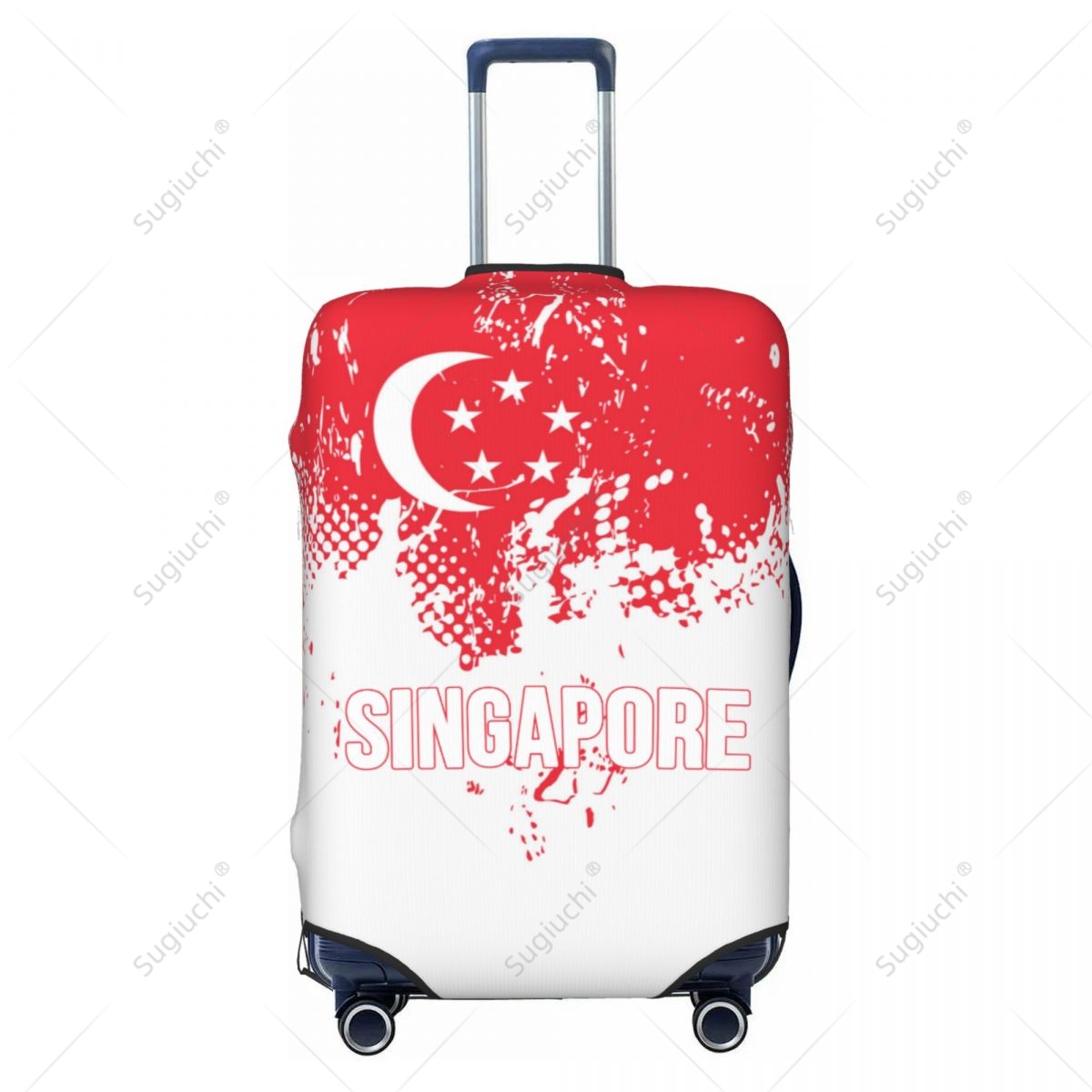 Singapur Bayrağı Bagaj Kapağı  - Travel Accessories Singapore incelemesi ve fiyatı