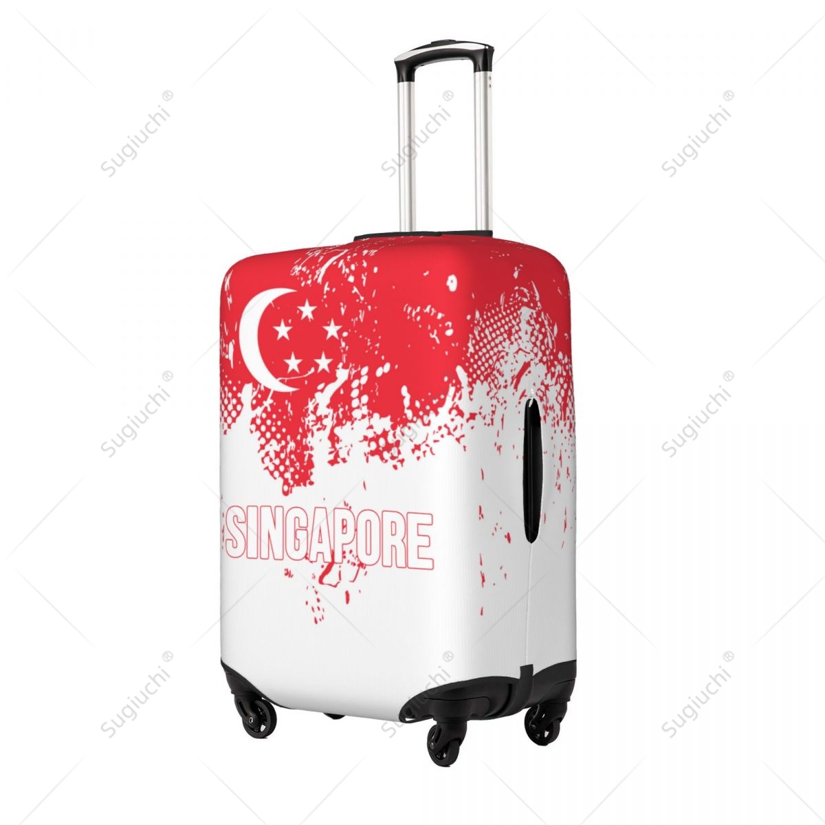 Singapur Bayrağı Bagaj Kapağı  - Travel Accessories Singapore incelemesi ve fiyatı