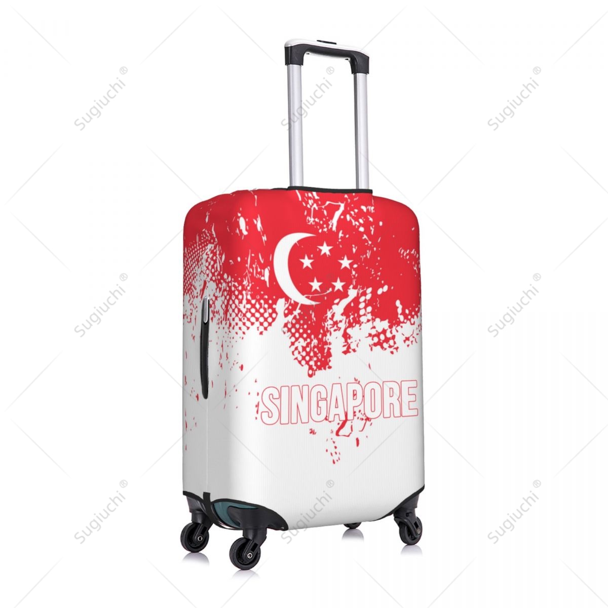 Singapur Bayrağı Bagaj Kapağı  - Travel Accessories Singapore incelemesi ve fiyatı